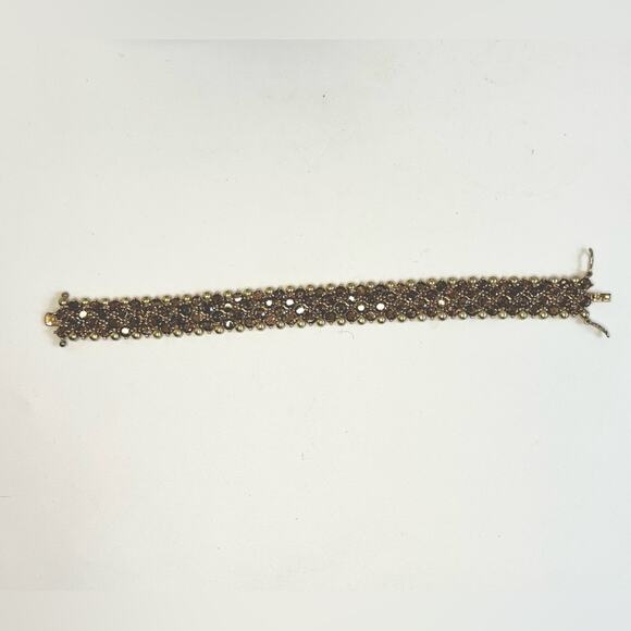 Vintage 80’s Sapphire Latch Lock Bracelet - Picture 6 of 6